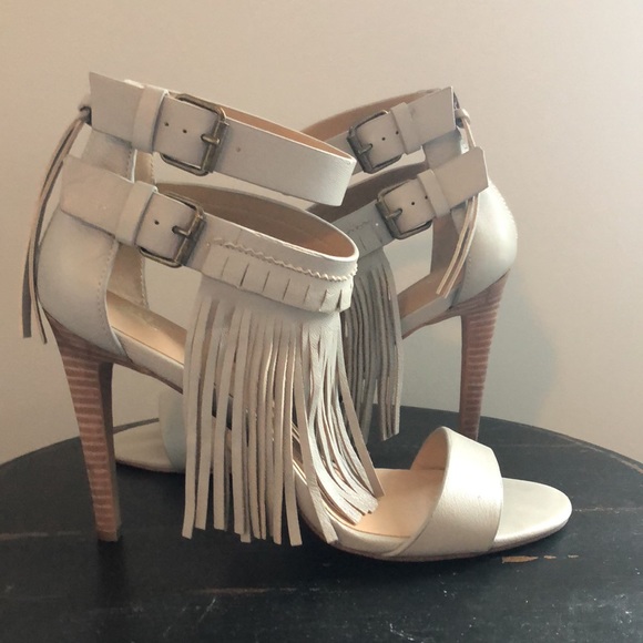 Joe’s size 9 fringed heels. - Picture 2 of 4